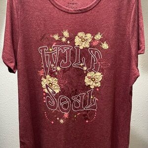 Torrid Classic Fit Red T-Shirt